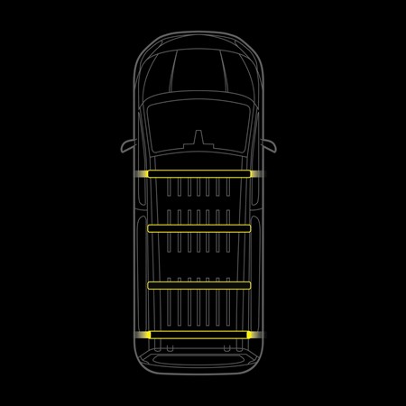 Cruise light C-Rack, passande Mercedes vito 2014-