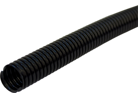 Skyddsslang, NW7,5, ID=6,8mm / YD=10mm, svart