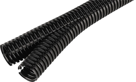 Skyddsslang dubbelmantlad, NW7, ID=6,3mm / YD=10mm, svart