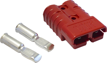 Truckhandske 35mm² / 175A, röd