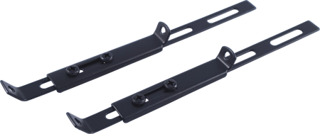 Toppstag, mattsvart, par