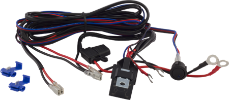 Extraljuskablage för 2 ljus, med relä, brytare